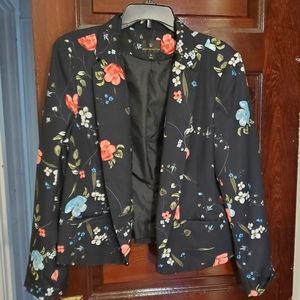 Worthington floral professional blazer